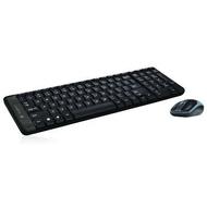 KEYB - Logitech MK220 fekete wireless billentyűzet+egér