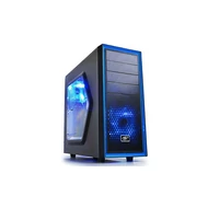 HZ - DeepCool Tesseract SW Fekete USB3.0 táp nélkül alsó tápos