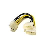 KÁBEL -  4pin (molex) -> 8pin VGA tápkábel adapter