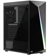 HZ - AEROCOOL Shard RGB ATX Fekete táp nélkül