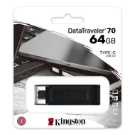 FLASH - PEN DRIVE 64GB KINGSTON DT70 USB3.2 C