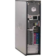 PC - Dell GX380 SFF  DT PDC E5800/4/60SSD/DVD fekvőházas használt