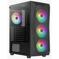 HZ - Aerocool Falcon Mesh v1 FRGB ATX Fekete Edzett