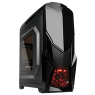 HZ - Aerocool Quantum Mesh FRGB ATX Fekete Edzett üveg
