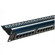 UTP - Patchpanel Rack CAT6 24port Gembird NPP-C624CM-001