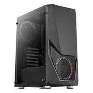 HZ - Aerocool Zauron FRGB ATX Fekete Edzett üveg