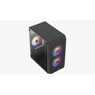 HZ - Aerocool CS-107 Mesh mATX Fekete Acryl üveg