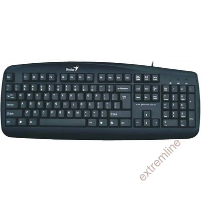 KEYB - GENIUS KB-110X fekete PS2