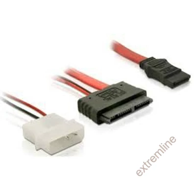 KÁBEL - Sata 5+7 => Sata adat + Molex