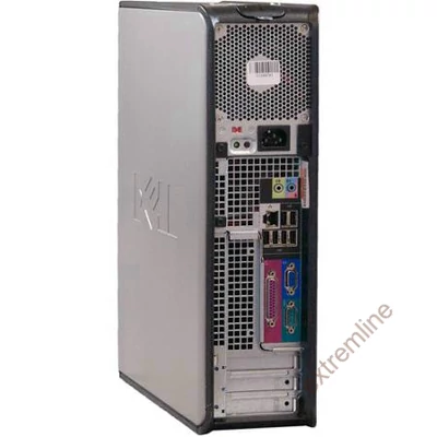 PC - Dell GX380 SFF E7500/2/250/DRW használt