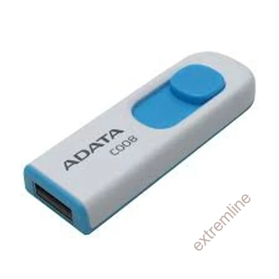 FLASH - PEN DRIVE  8GB ADATA AC008-8G-RWE USB2.0 fehér