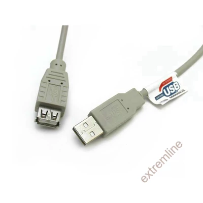 KÁBEL - USB2.0 hosszabbító A/A  5m  Wiretek