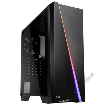 HZ - AEROCOOL Cylon Mini TG RGB mATX fekete