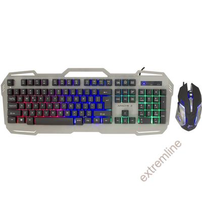 KEYB - White Shark APACHE-2HU Combo gamer billetyűzet (magyar) + GAMER EGÉR