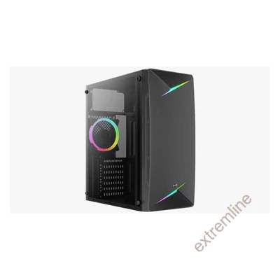 HZ - AEROCOOL Talon V1 mATX Fekete Edzett üveg
