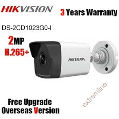 CCTV - Hikvision IP csőkamera - DS-2CD1023G2-I 2MP, 2,8mm, kültéri, H265+, IP67