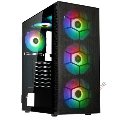 HZ - Kolink Observatory HF Plus Mesh ARGB, fekete
